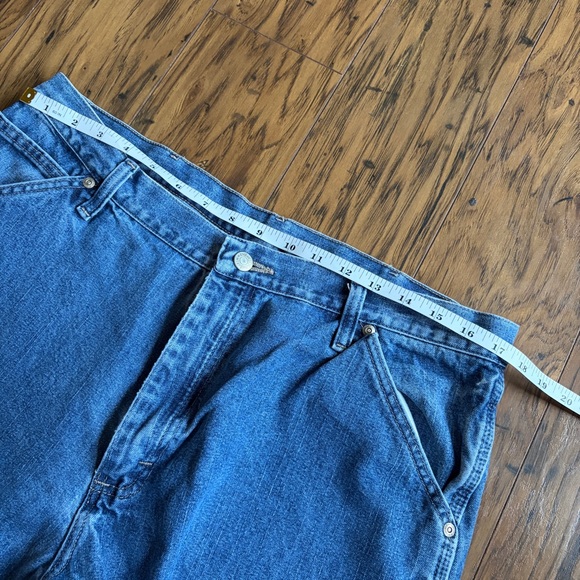 Vintage Wrangler Carpenter Blue Jeans - Picture 6 of 9